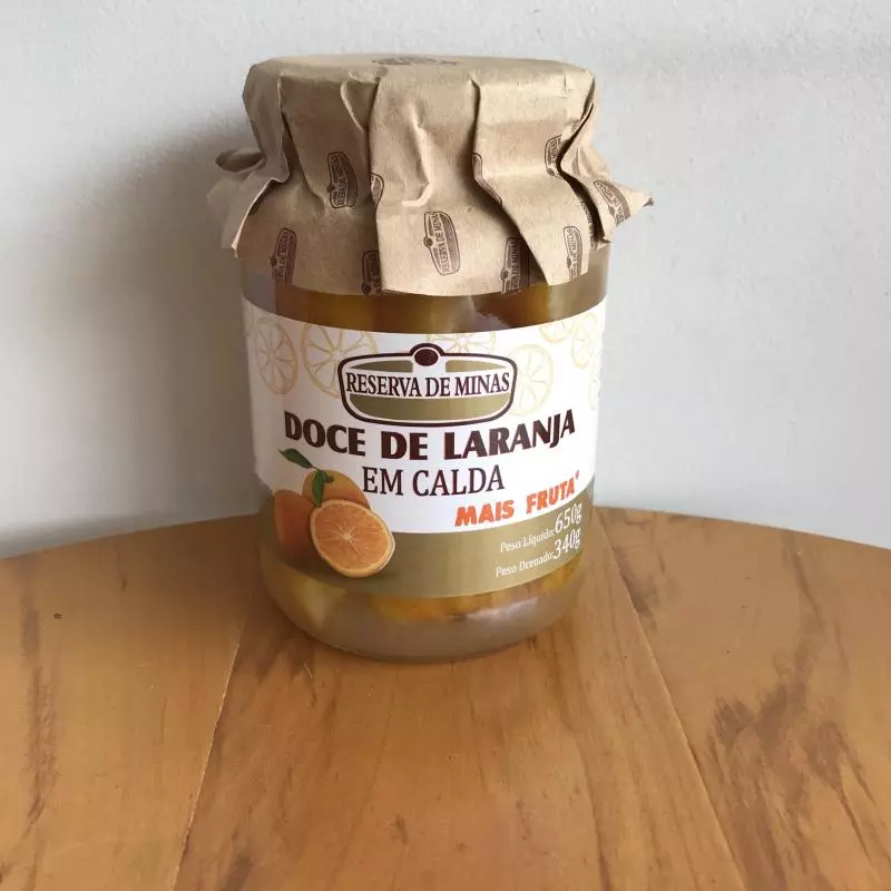 Doce Laranja em Calda 650gr