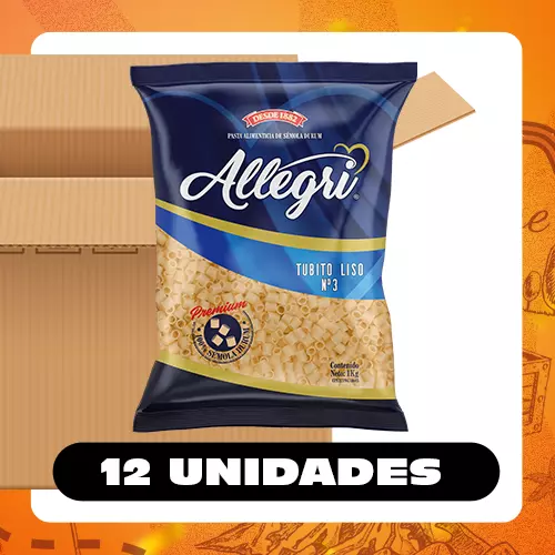 Bulto Allegri Pasta Tubito 3 1kg