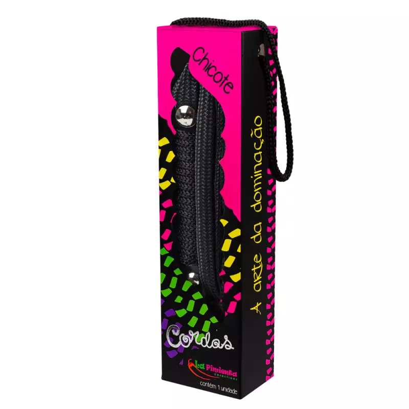 Chicote Cordas - Preto