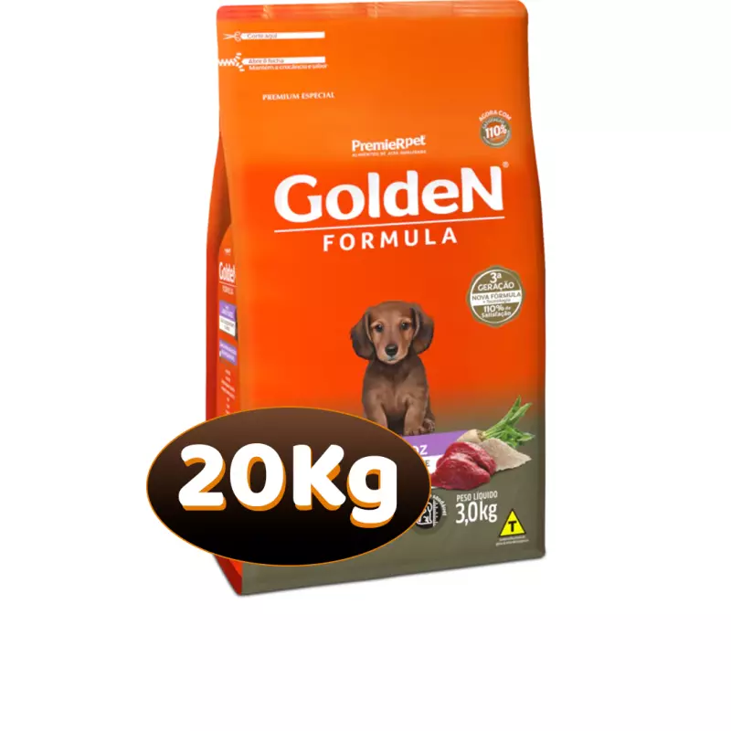 20 Kg - GoldeN Filhotes Peq Frango