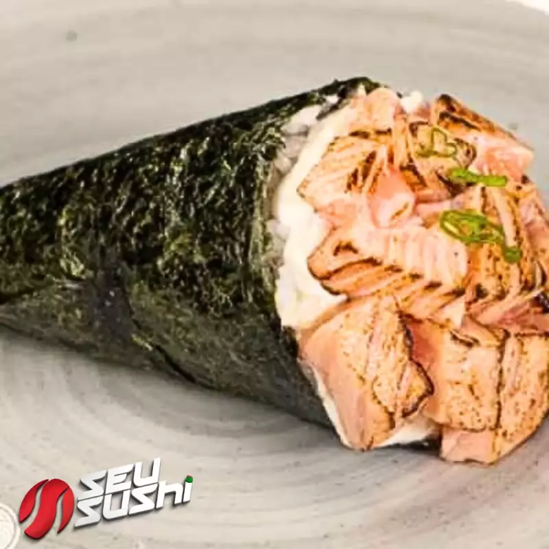 Temaki Filadélfia maçaricado