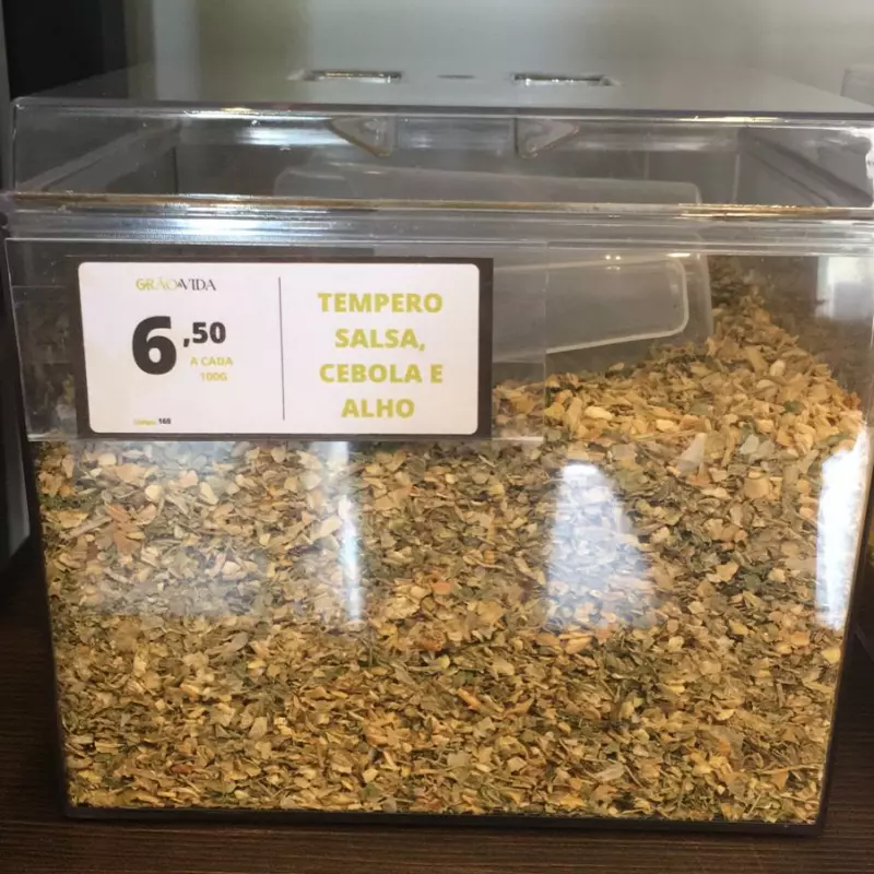Tempero salsa, cebola e alho