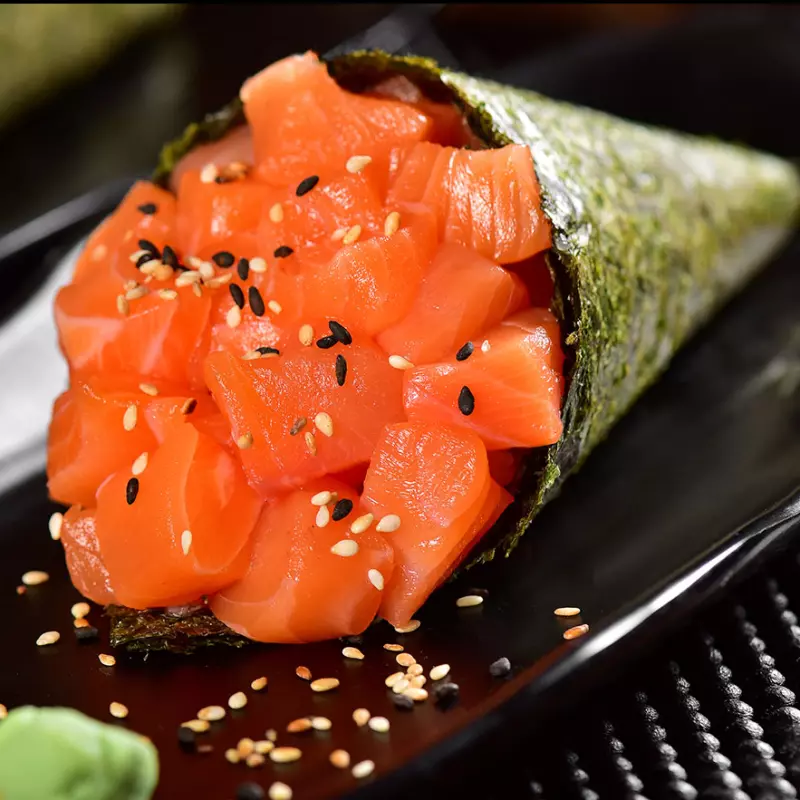 Temaki de Salmão