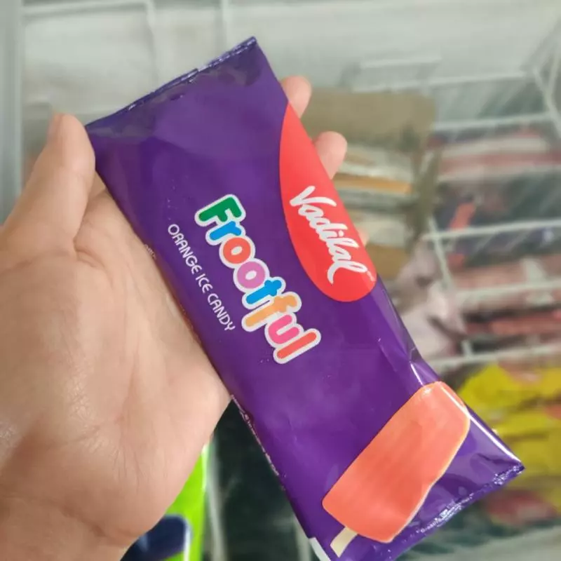 Frootful Orange Ice Candy