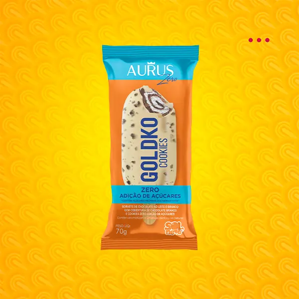 Picolé Zero Goldko Cookies