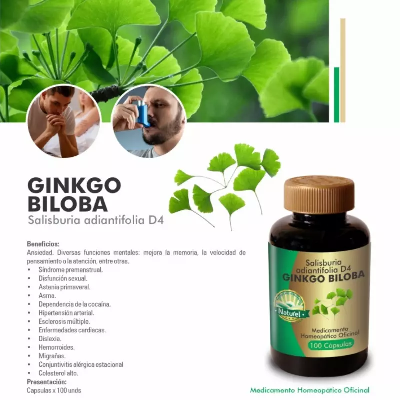 Ginkgo Biloba x100 Capsulas