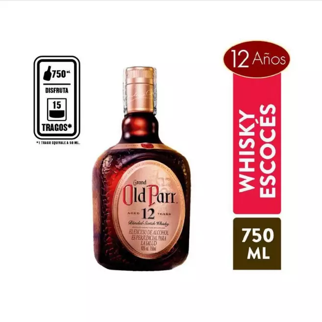Whisky Old Parr 12 Años