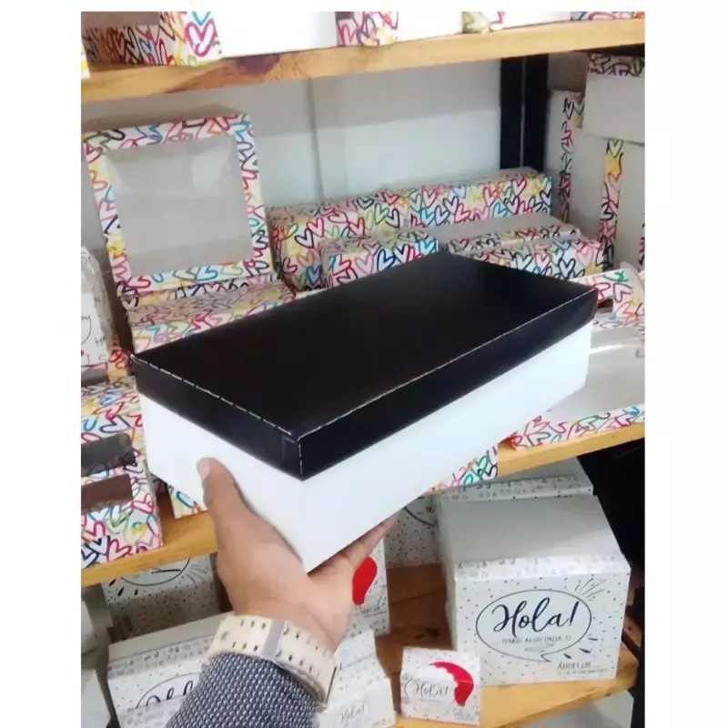 Caja (38x18x10) Tapa Negra