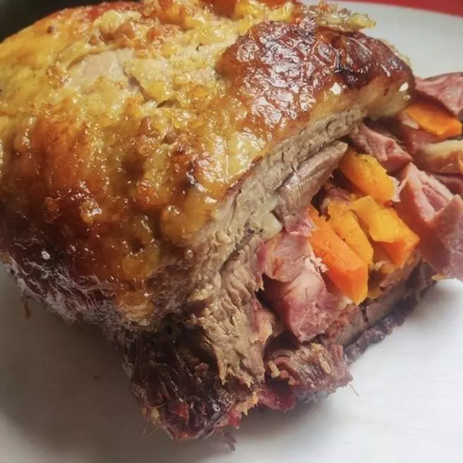 Manta de costela recheada