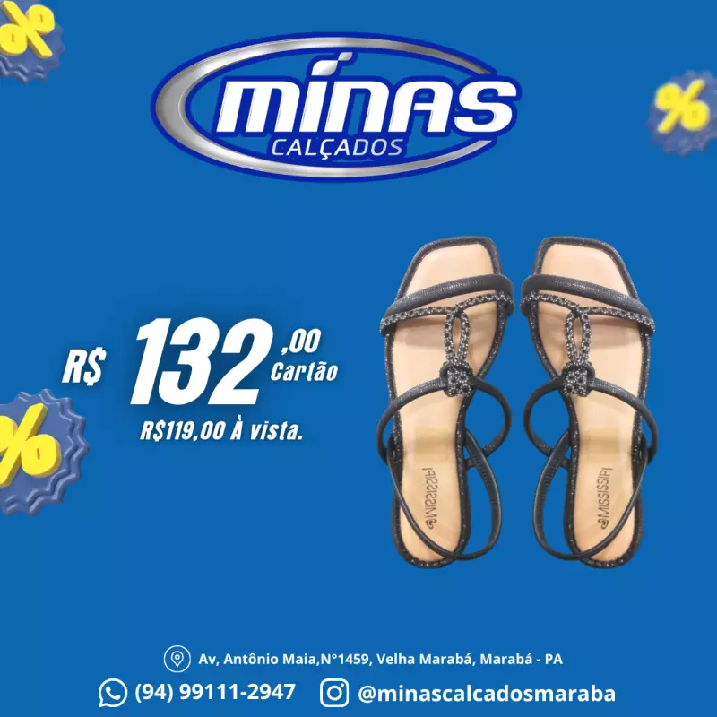 Rasteirinha Preta RF:M842