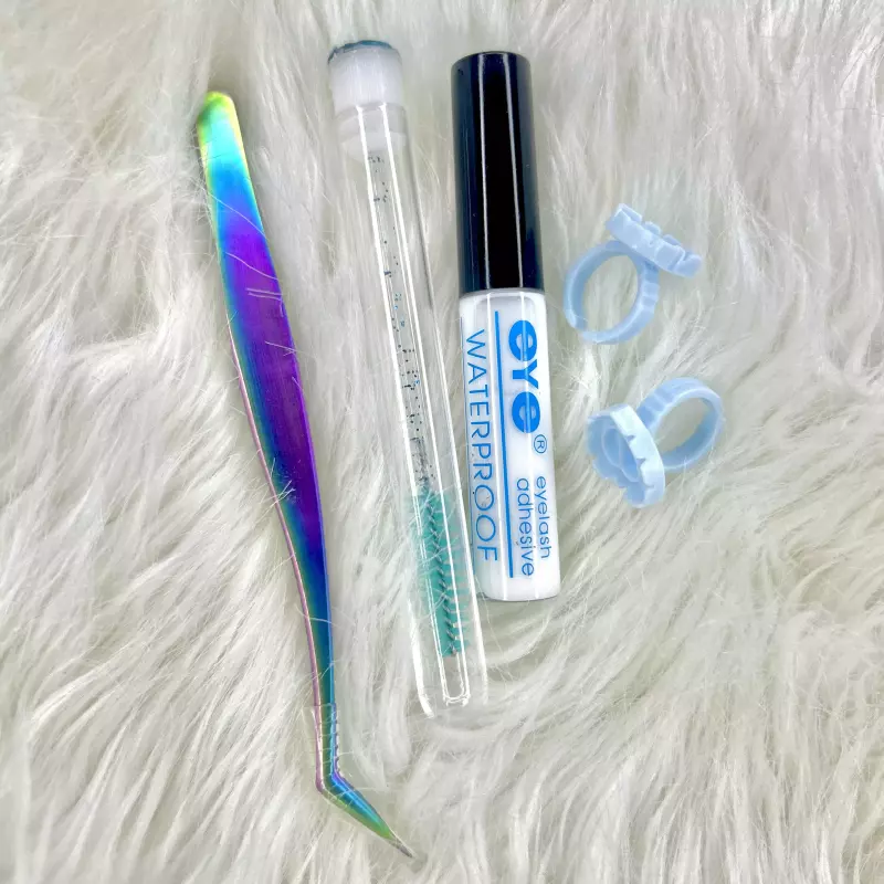 Kit para pestañas x4 herramientas