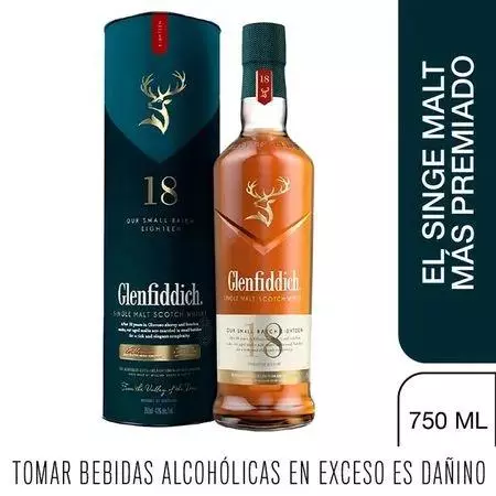 GLENFIDDICH 18 AÑOS 750 ML