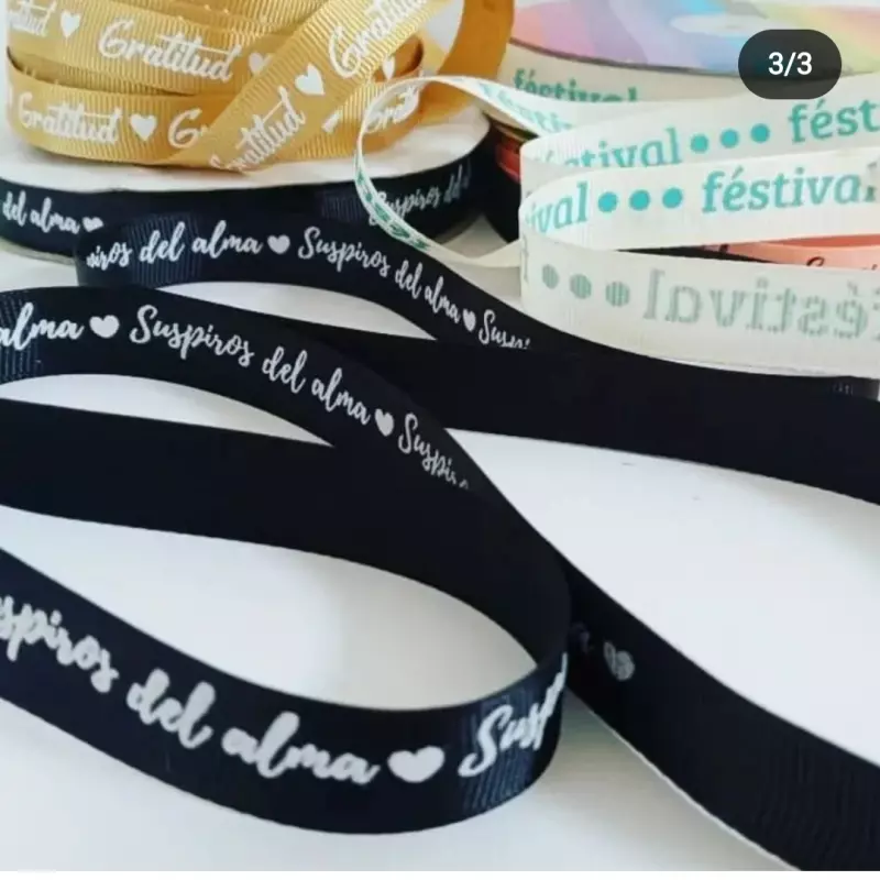 Cinta estampada personaliza con logo