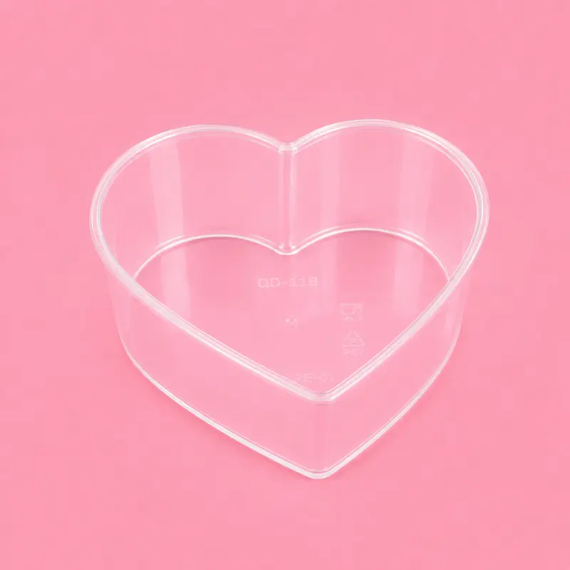Contenedor corazón sin tapa