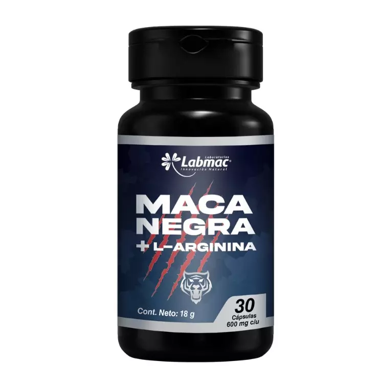 MACA NEGRA + L ARGININA 30 CAPS
