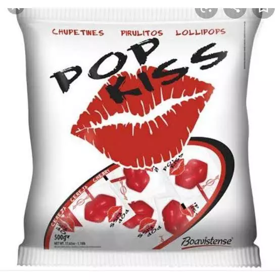 PIRULITO POP KISS CEREJA 500g