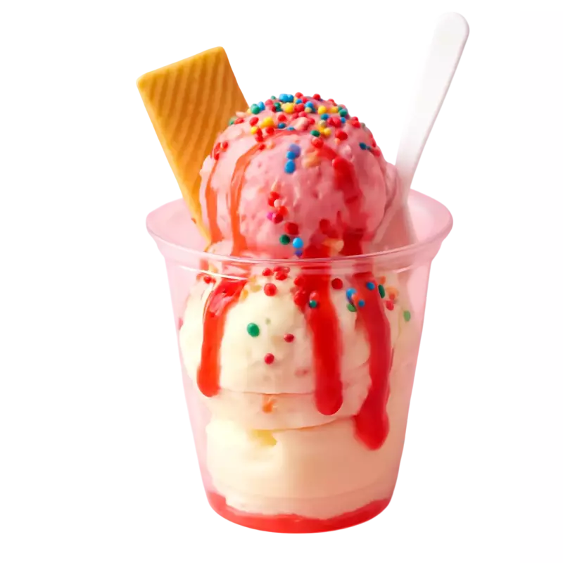 VASO HELADO 2 SABORES