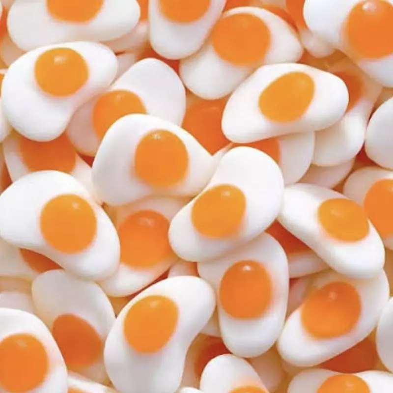 Gomitas huevo frito