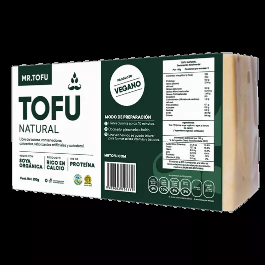 Tofu firme natural