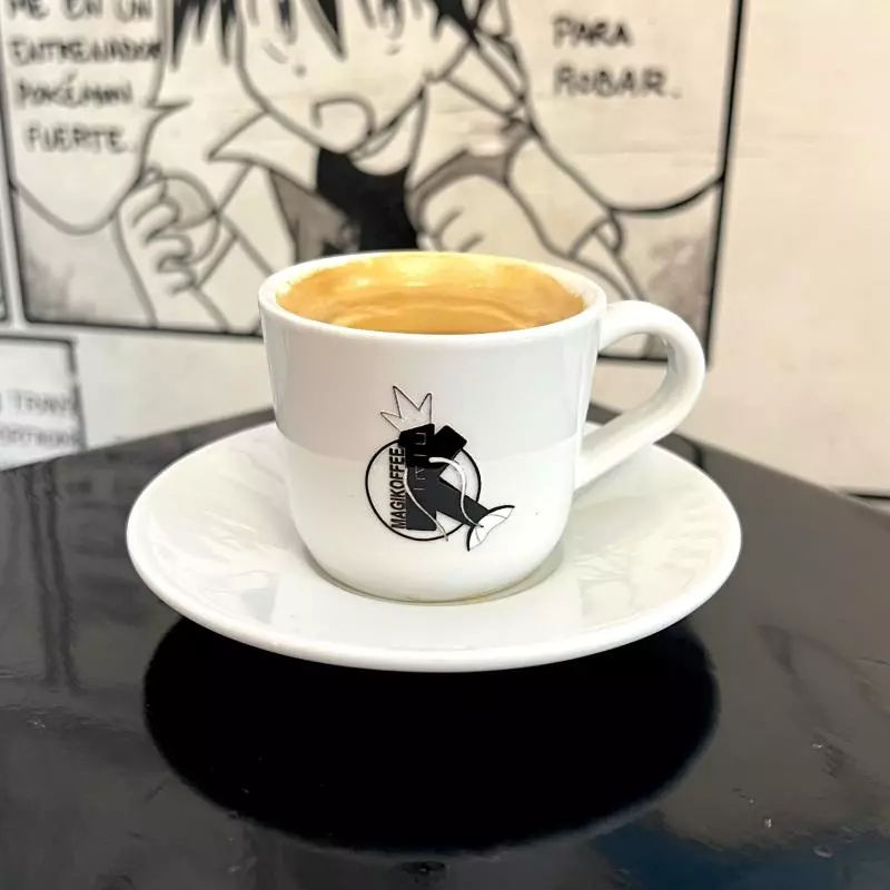 Espresso y espresso machiatto