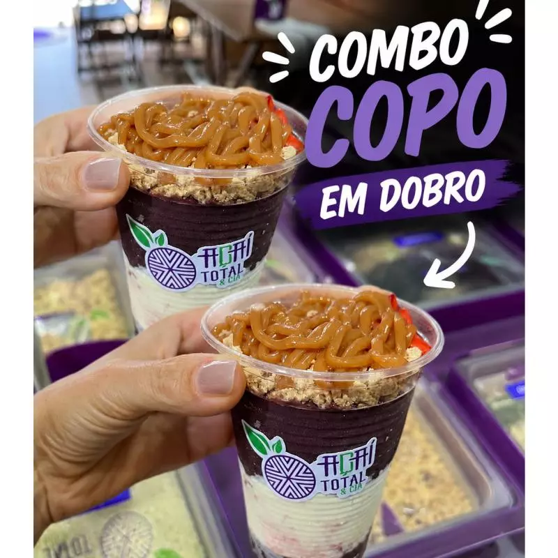 1º COMBO-  2 copos 300ml