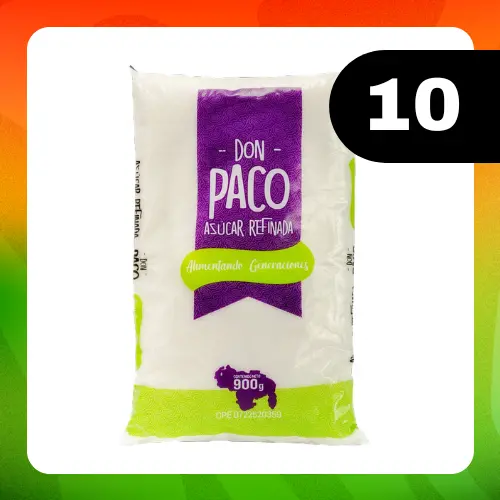 Medio Bulto Don Paco Azúcar 900g
