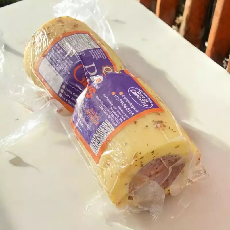 Provolone temp. recheado com salame