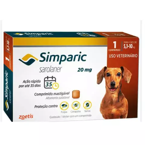 Simparic de 2,6 a 5 kg 1 comp.