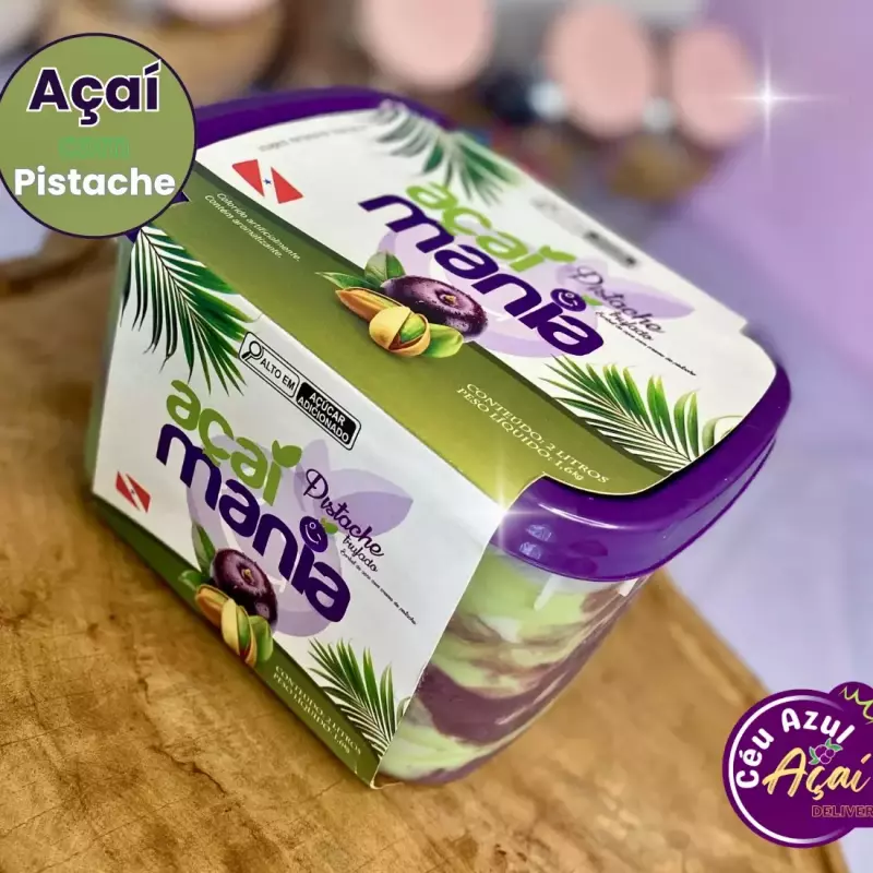 Açaí Premium c/ Pistache - 02 litros