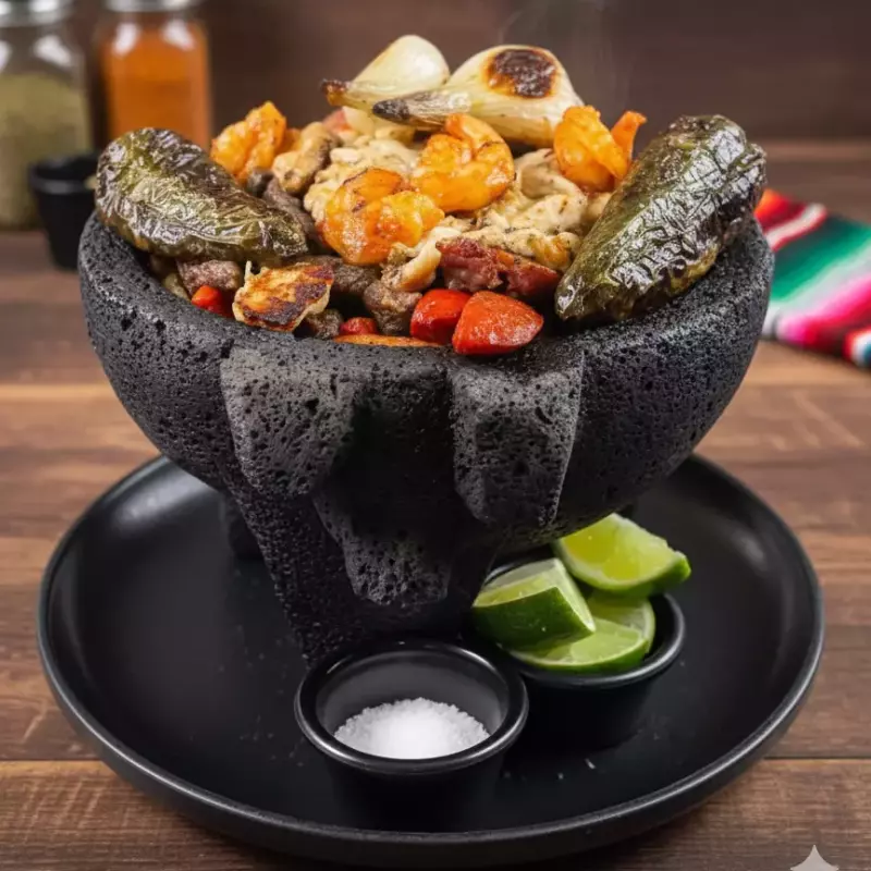 Molcajete Mar y Tierra