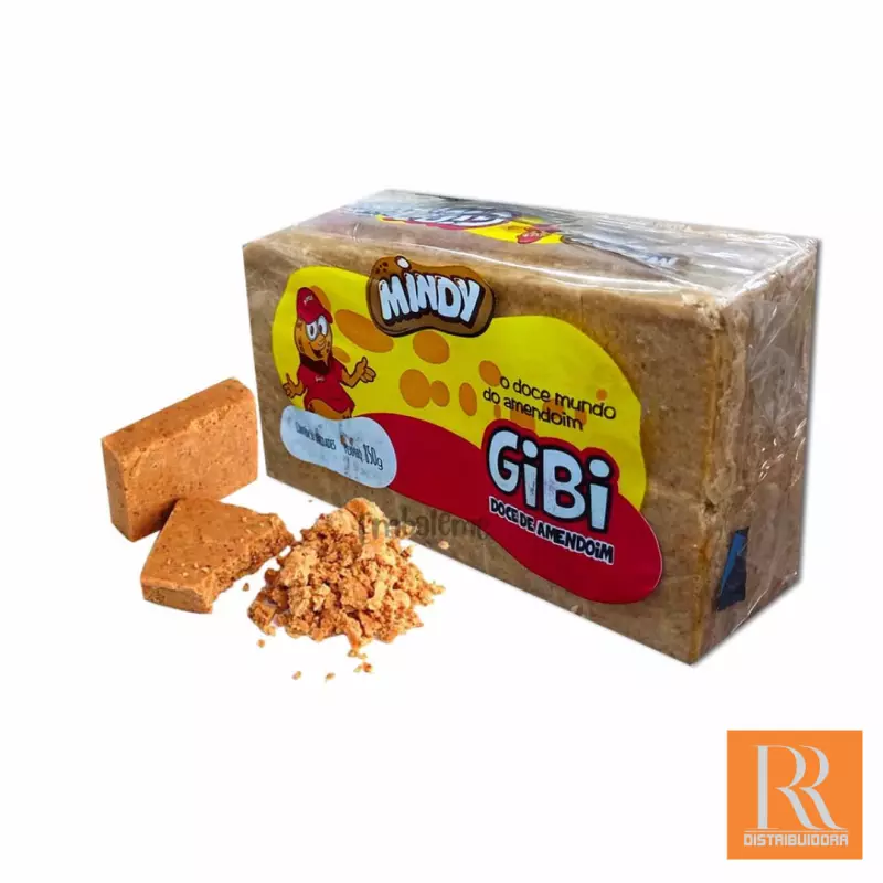 Paçoca Gibi Doce de Amendoim C/50 UN