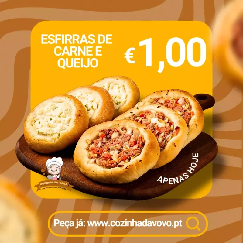 Esfirras só 1€