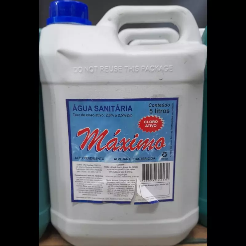 Água Sanitaria MÁXIMO 5L