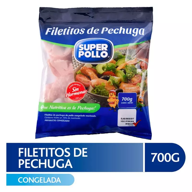 Filetitos de pechuga 700grs