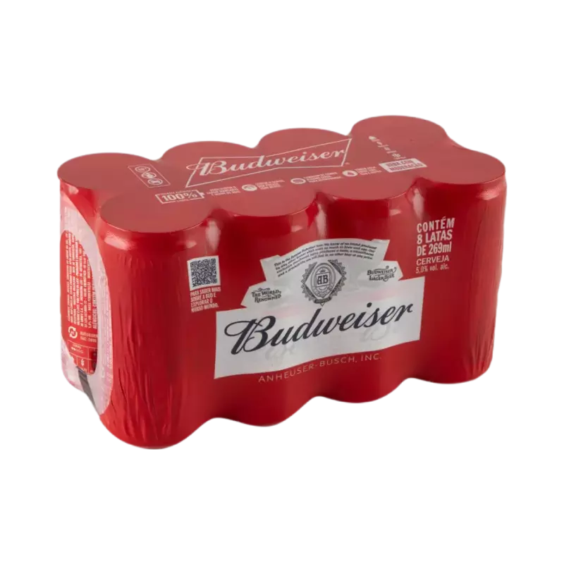 Budweiser 269ml pack 8 unidades