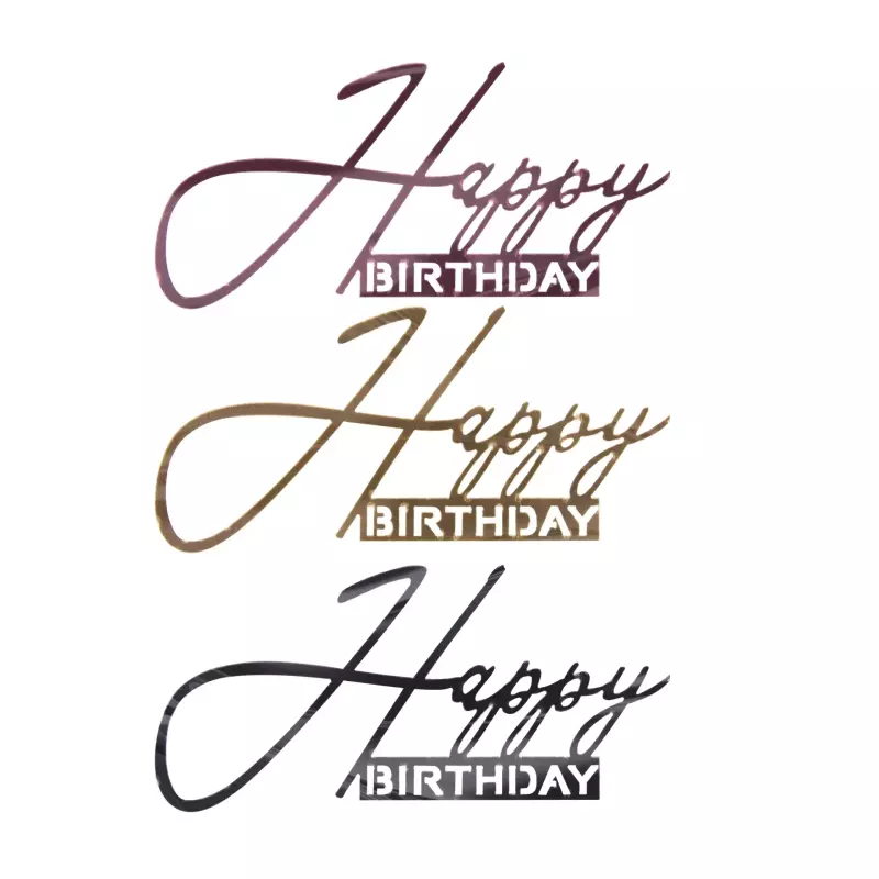 129 TOPPER HAPPY  BIRTHDAY