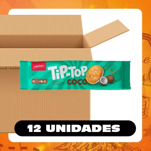 Docena Tip Top Galleta Coco 96g