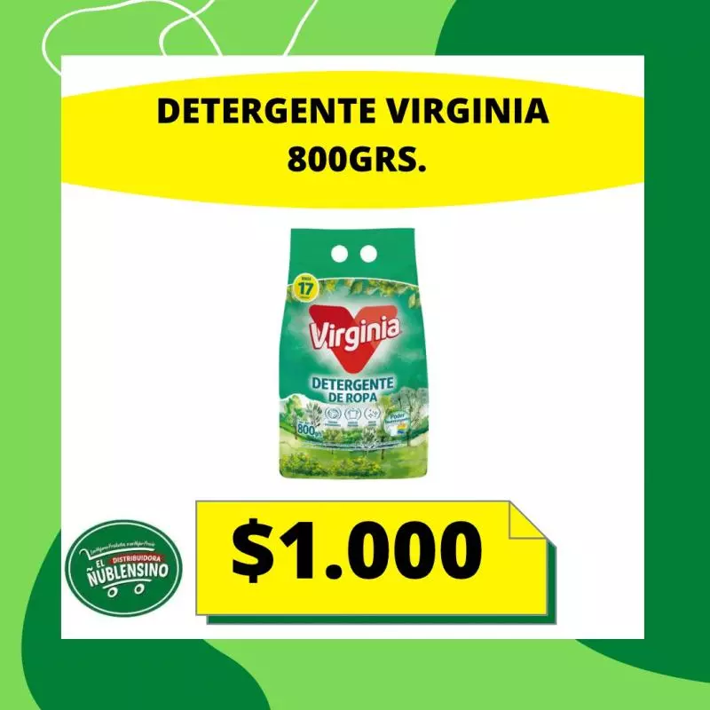Detergente Virginia 800Grs