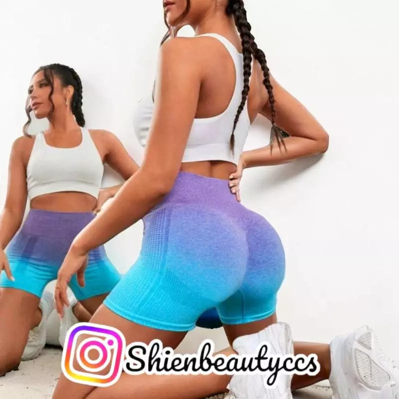 shorts deportivos de cintura alta