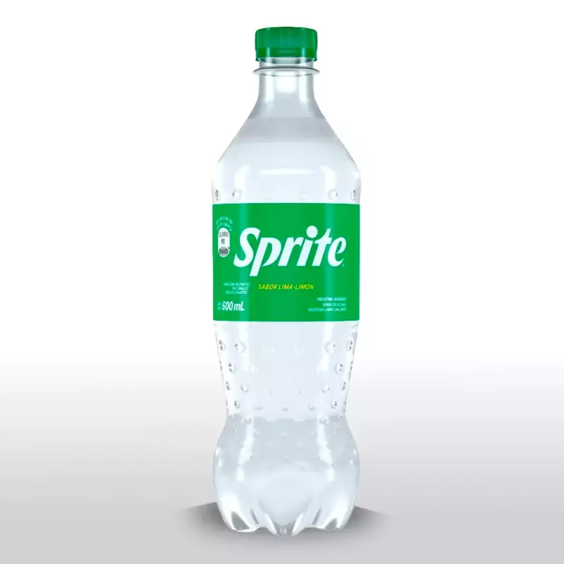 Sprite 600 ml con azucar