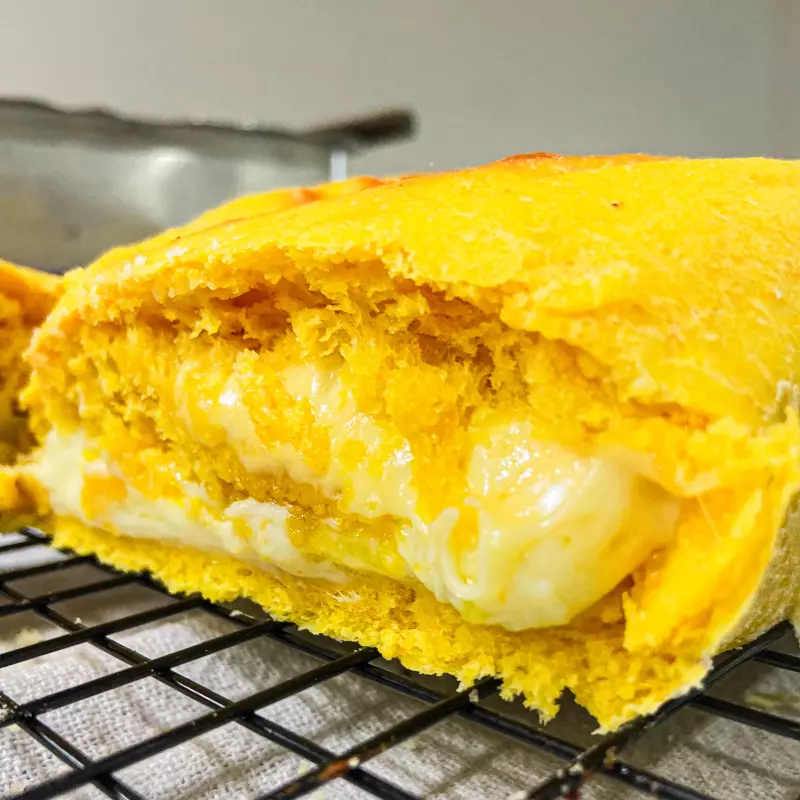 Pão de Cenoura com Queijo.🥕🧀