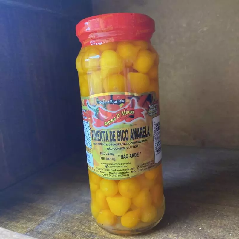 Pimenta biquinho amarela 300gr