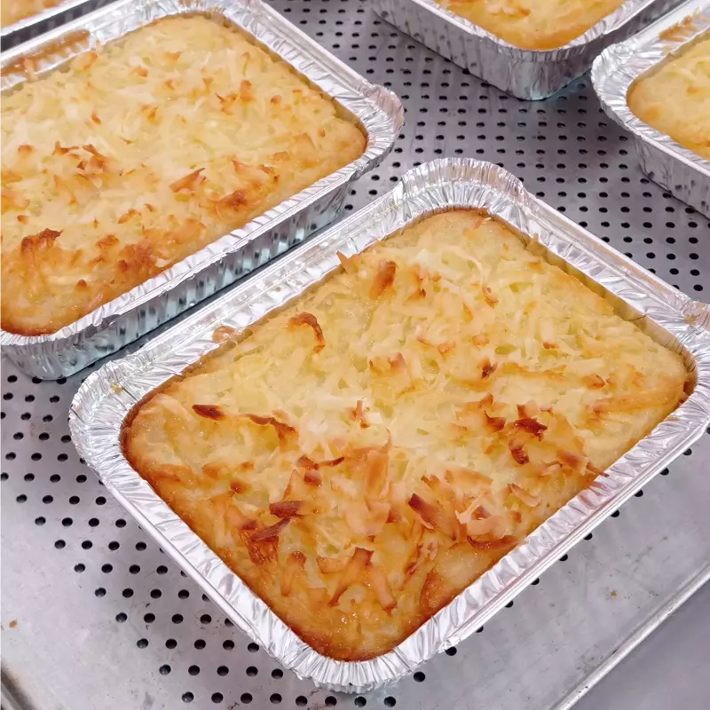Bolo de Aipim com Coco