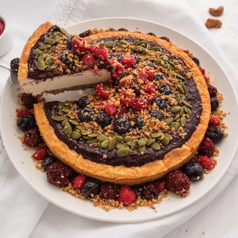 CHEESECAKE ARANDANOS O FRESAS Keto
