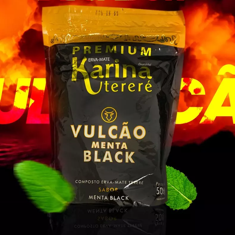 Karina premium Vulcão Menta Black