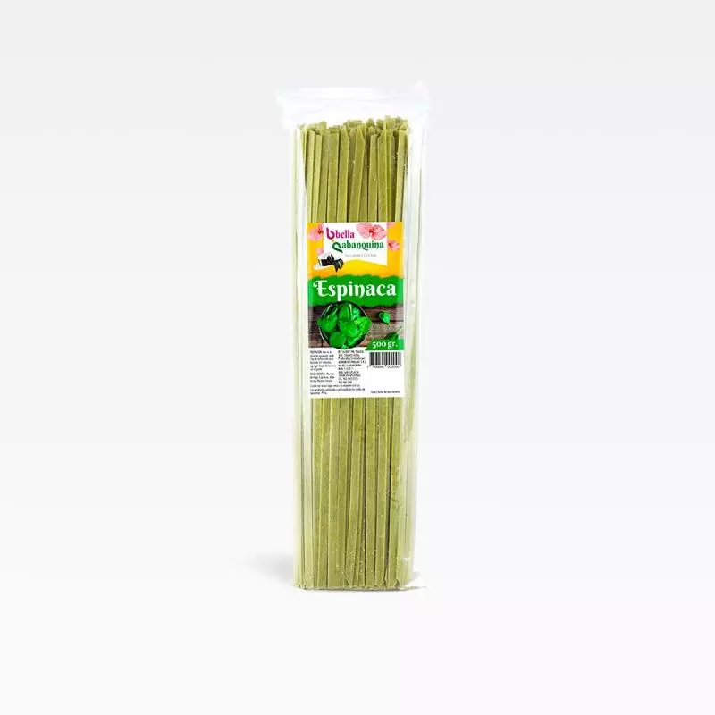 FETUCCINI CON ESPINACA Y ALBAHACA