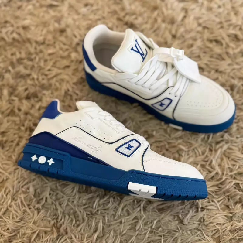 TENIS LOUIS VUITTON WHITE&BLUE