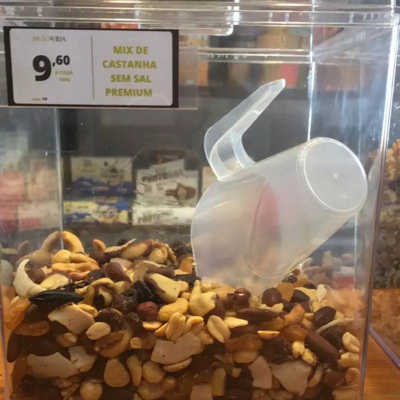 Mix de castanha sem sal Premium
