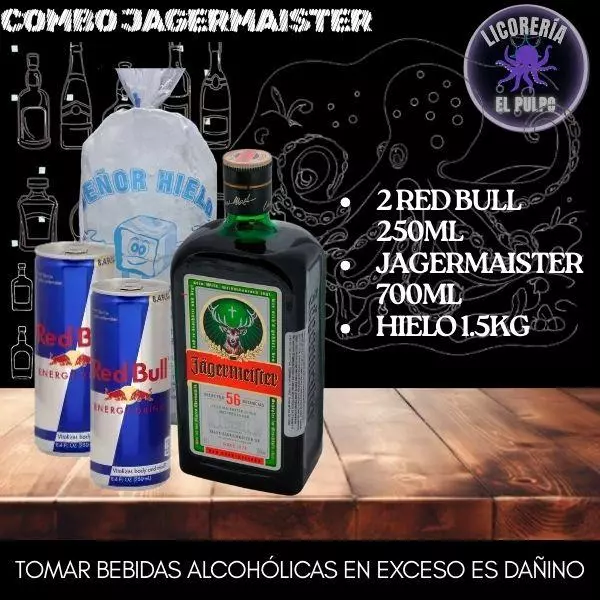 Jagermaister+RedBull+hielo