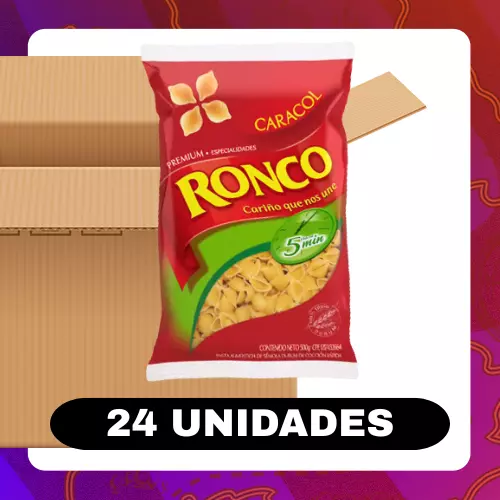 Bulto Ronco Pasta Caracol 500g